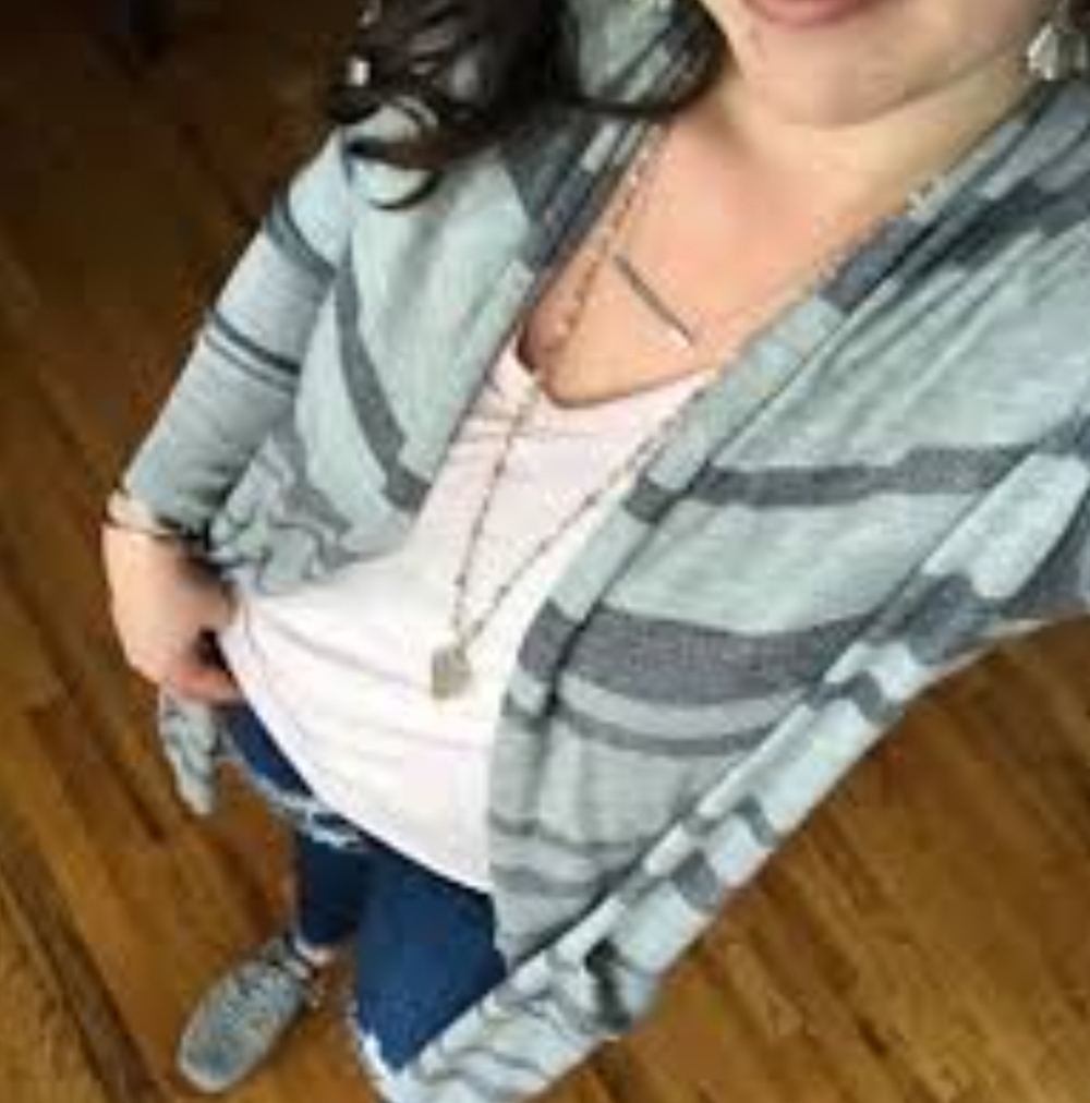 ✨ 4/$15 Long Striped Cardigan